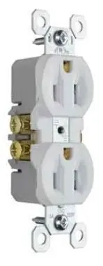 Budget Pass & Seymour 3232W Straight Blade Receptacle