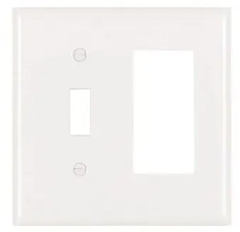 Pass & Seymour TP126W Combination Wallplate Warranty Included