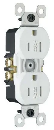 Pass & Seymour 3232TRWRW Straight Blade Receptacle Bargain