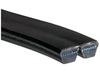 Holiday Sale Gates 90932144 2/B144 Hi-Power II PowerBand V-Belts <ul><li>Strands: 2</li><li>Cross Section: B</li><li>Sectional Top Width: 21/32"</li><li>Total Top Width: 1 1/3"</li><li>Depth: 13/32"</li><li>Outside Circumference: 147"</li><li>Material ID: 90932144</li></ul>Gates Hi-Power PowerBand V-Belt construction allows multiple belts to function as a single unit, with even load distribution and each strand fitting securely in the sheave groove. It offers a solution for drives where single belts vibrate, turn over or jump off the pulleys. They consist of several V-belts joined together by a permanent, high strength tie band offering a tougher more stable solution compared to a single belt.<ul><li>Flex-bonded tensile cords are vulcanized as one solid unit making the belt highly resistant to tensile and flexing forces, fatigue and shock loads.</li><li>Strong band controls belt-to-belt distance and prevents sideways bending.</li><li>Elastomeric compound protects the belt against heat, ozone and sunlight.</li></ul>