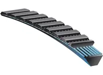 Premium Gates 89020530 5M530 Polyflex Belts <ul><li>Cross Section: 5M</li><li>Nominal Top Width: 1/5"</li><li>Effective Length: 20.87"</li><li>Material ID: 89020530</li></ul>Gates Polyflex Belts provide a versatile power transmission solution when space is at a premium. Their unique 60 angle polyurethane construction transmits greater loads at higher speeds in less space than conventional V-belts. This compact and strong belt with nominal top width from 3 mm to 11 mm transmits more power and allows high speed ratios. Polyflex is suited for extremely small diameter pulleys and very compact drives with high rotational speeds. Ideal for use on machines and machine tools requiring high performance and smooth operation in limited space such as bench type milling machines, lathe drives, woodworking and metalworking machine spindle drives, computer peripheral equipment, small blowers, etc.<ul><li>High Modulus Polyurethane compound (HMPE) resists fatigue, wear, ozone, and most environmental conditions.</li><li>Precision casting eliminates layers and overlaps to enable low vibration operation.</li><li>Temperature Range: -54 C up to +85 C (-65 F up to +185 F).</li></ul>