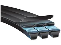 Gates 90924066 4/A66 Hi-Power II PowerBand V-Belts <ul><li>Strands: 4</li><li>Cross Section: A</li><li>Sectional Top Width: 1/2"</li><li>Total Top Width: 2"</li><li>Depth: 5/16"</li><li>Outside Circumference: 68"</li><li>Material ID: 90924066</li></ul>Gates Hi-Power PowerBand V-Belt construction allows multiple belts to function as a single unit, with even load distribution and each strand fitting securely in the sheave groove. It offers a solution for drives where single belts vibrate, turn over or jump off the pulleys. They consist of several V-belts joined together by a permanent, high strength tie band offering a tougher more stable solution compared to a single belt.<ul><li>Flex-bonded tensile cords are vulcanized as one solid unit making the belt highly resistant to tensile and flexing forces, fatigue and shock loads.</li><li>Strong band controls belt-to-belt distance and prevents sideways bending.</li><li>Elastomeric compound protects the belt against heat, ozone and sunlight.</li></ul> Markdown