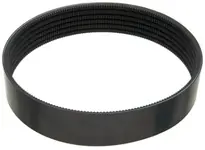 Gates 93896063 6/5VX630 Super HC Molded Notch PowerBand Belts <ul><li>Cross Section: 5VX</li><li>Strands: 6</li><li>Sectional Top Width: 5/8"</li><li>Total Top Width: 3 3/4"</li><li>Depth: 35/64"</li><li>Outside Circumference: 63.00"</li><li>Material ID: 93896063</li></ul>The PowerBand construction allows multiple belts to function as a single unit, with even load distribution and each strand fitting securely in the sheave groove. Recommended for multiple V-belt drives exposed to pulsating or heavy shock loads which can make belts whip, turn over, slip, or jump off the drive.<ul><li>Flex-Bonded Cords are strongly bonded to the body of the belt resulting in equal load distribution and the absorption of bending stress without cord deterioration.</li><li>Notches molded into the belt during manufacturing increase flexibility, making this belt well suited for drives with smaller diameter sheaves.</li><li>Patented Ethylene (EPDM) Material construction provides -51C to +121C (-60F to +250F) temperature range to resist belt cracking.</li><li>The Tie Band assures high lateral rigidity, guiding the belt" a straight line and preventing it from coming off the drive.</li><li>Meets RMA oil and heat resistant standards and static conductivity requirements.</li></ul> Time-Limited
